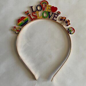 LOVE IS LOVE Rainbow Headband